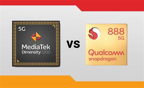 MediaTek Dimensity 1200 vs Qualcomm Snapdragon 888.